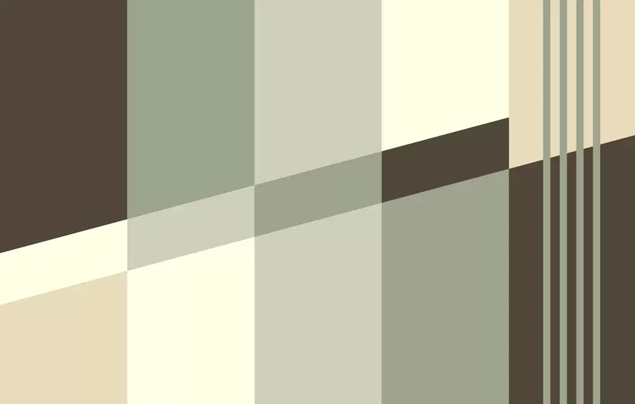 wall murals Understated geometric designs in shades of olive, beige and brown w05390