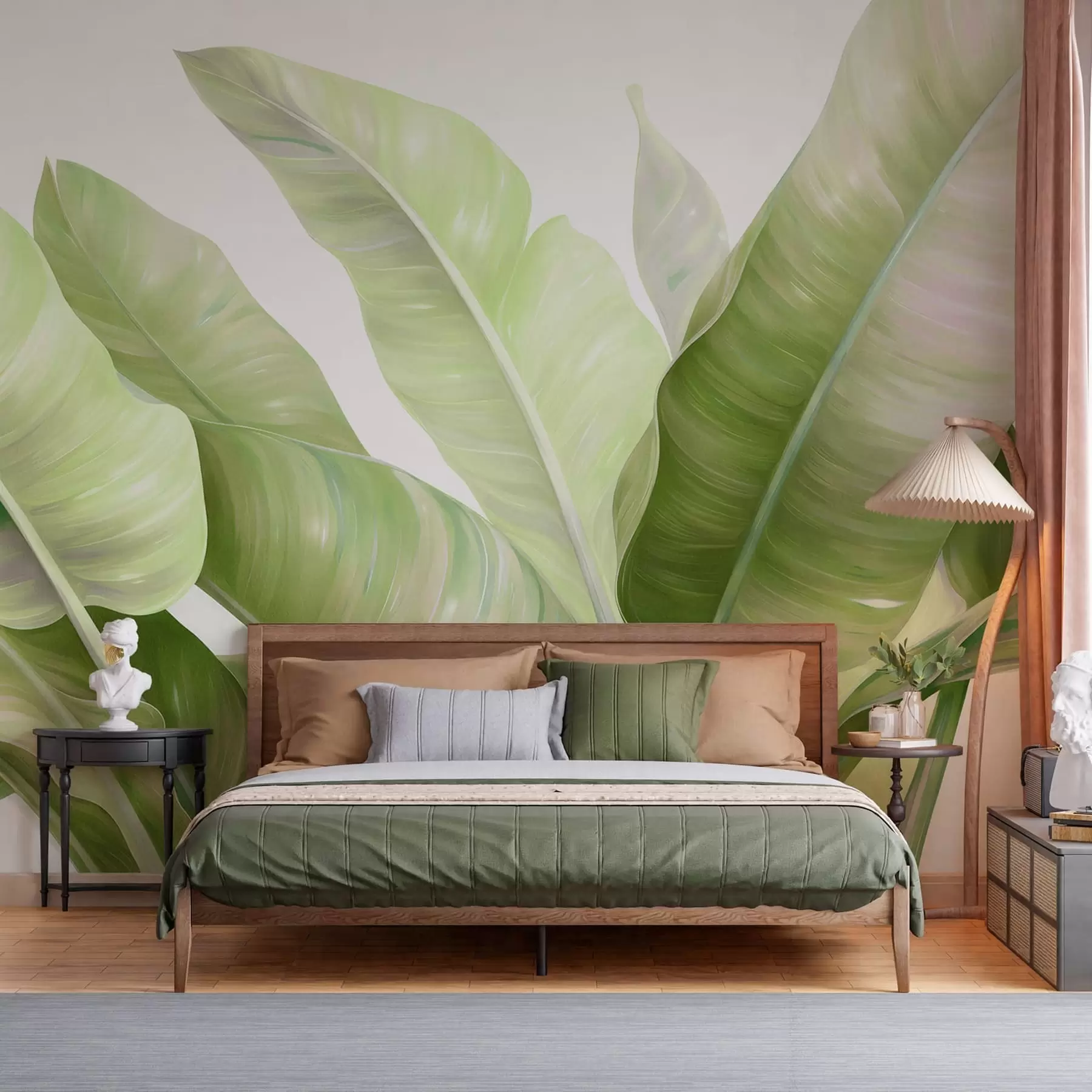 Wall Mural Photo Wallpaper Large banana leaves w05499