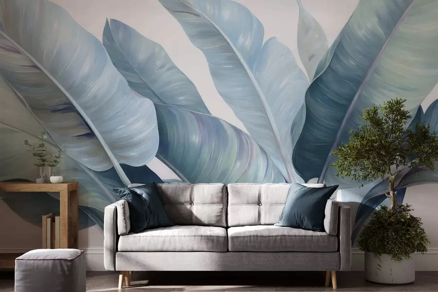 murales Hojas grandes de plátano w05499v1