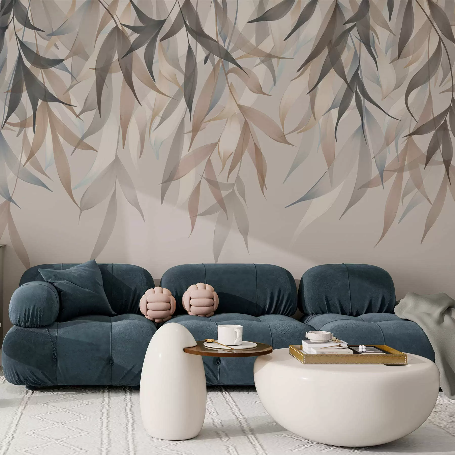 Wall Mural Photo Wallpaper Dangling long leaves w05523