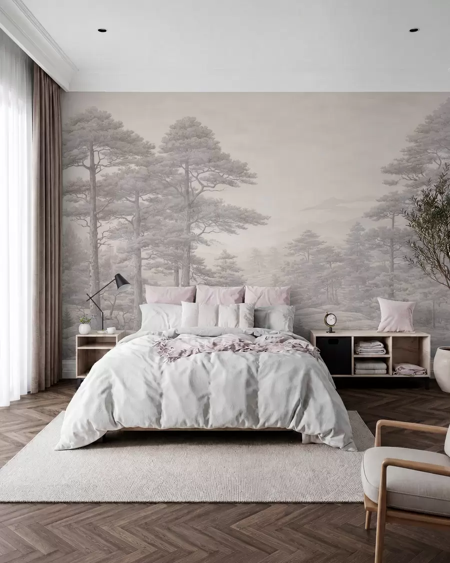 Wall Mural Photo Wallpaper Vintage forest w05524