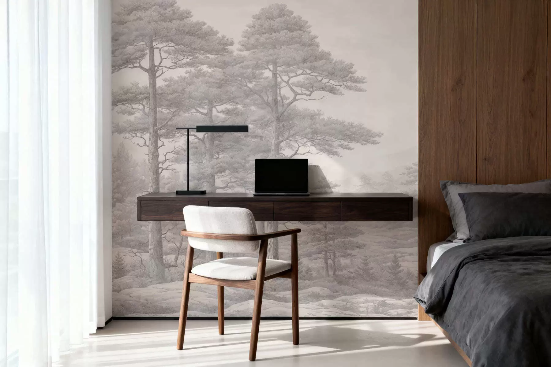Wall Mural Photo Wallpaper Vintage forest w05524