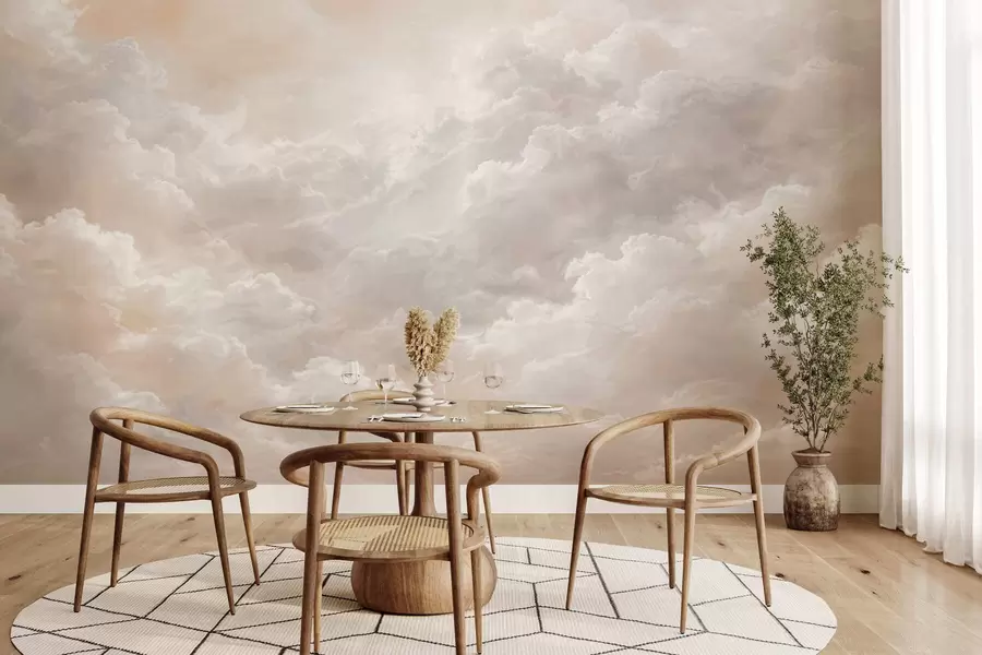 Wall Mural Photo Wallpaper Dense clouds w05525v1