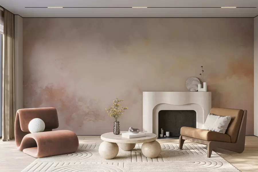 peintures murales Imitation d'un vieux mur w05527