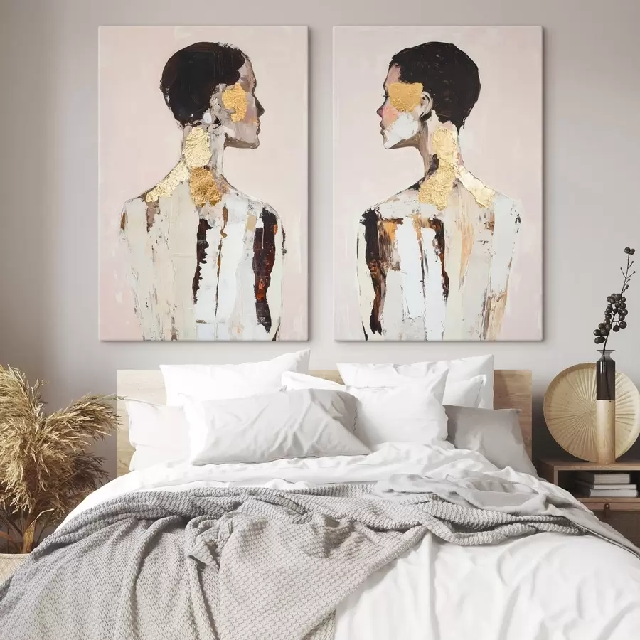 murales Siluetas abstractas de personas m30252