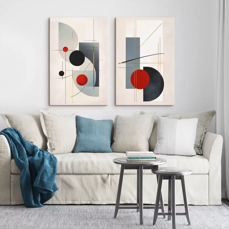 murales Abstracción geométrica m30388