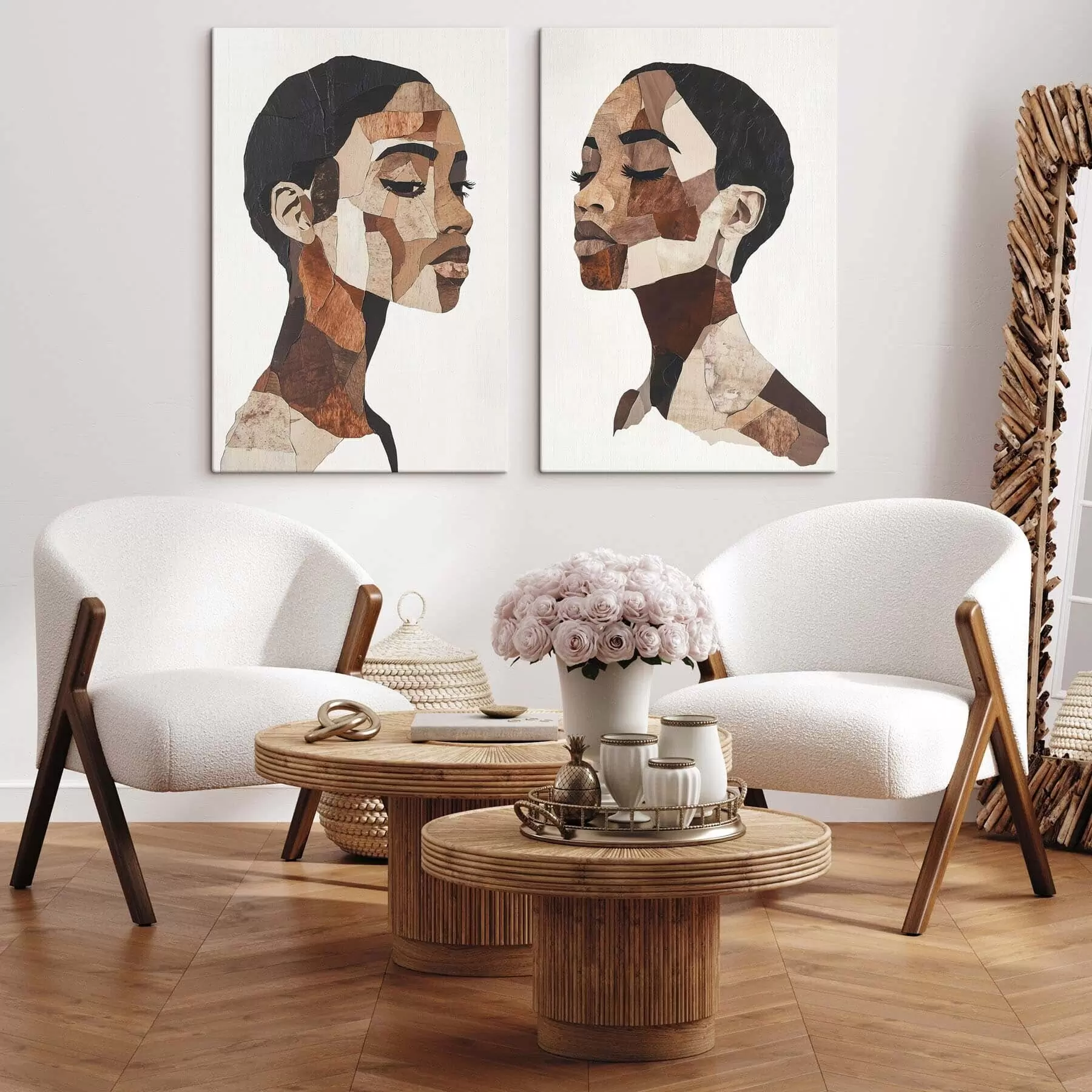 wall murals Abstract portrait of a woman m30390