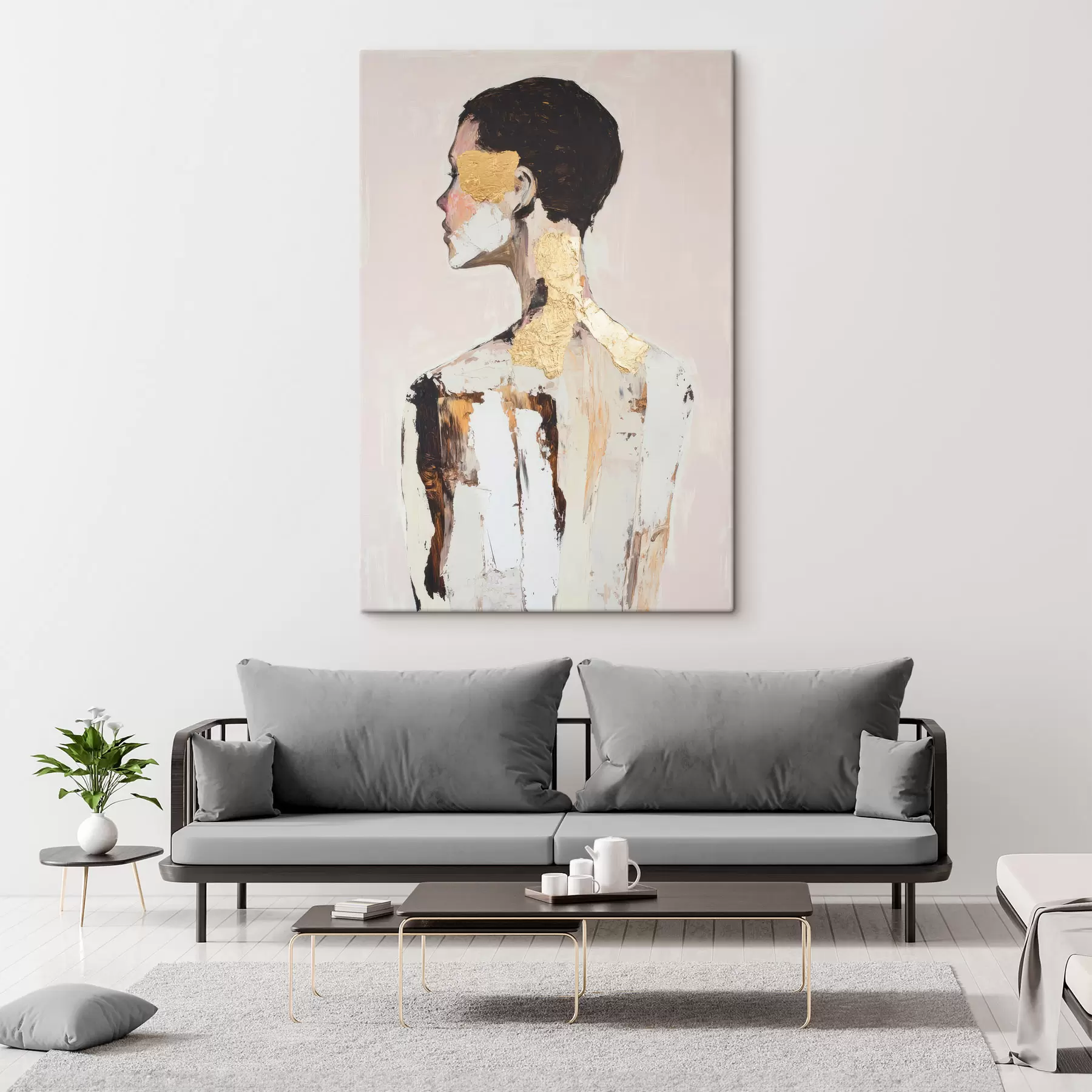 wall murals Abstract silhouette s48699