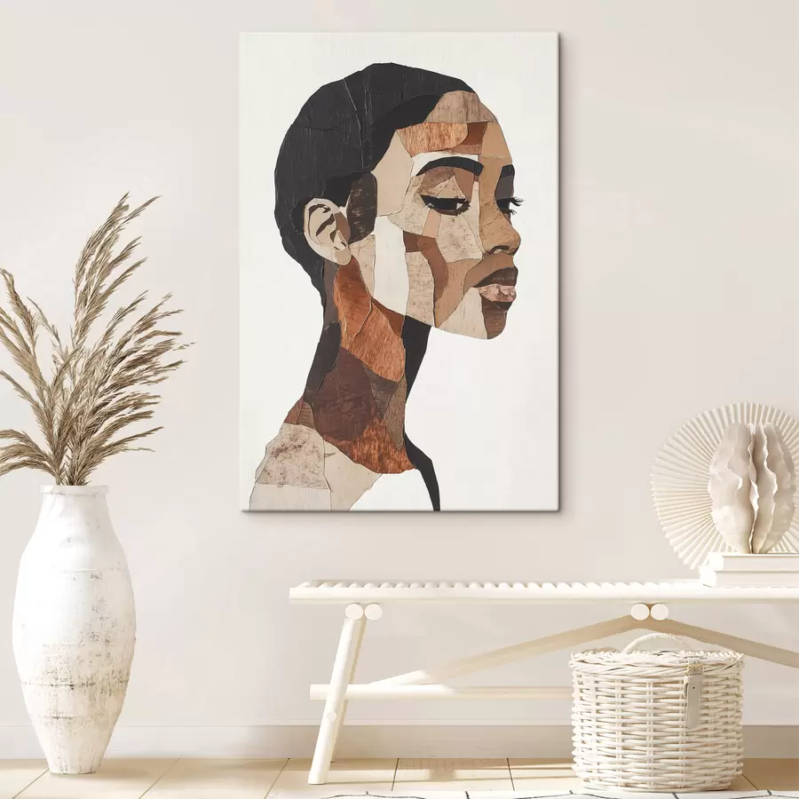 murales Retrato abstracto de una mujer s48922