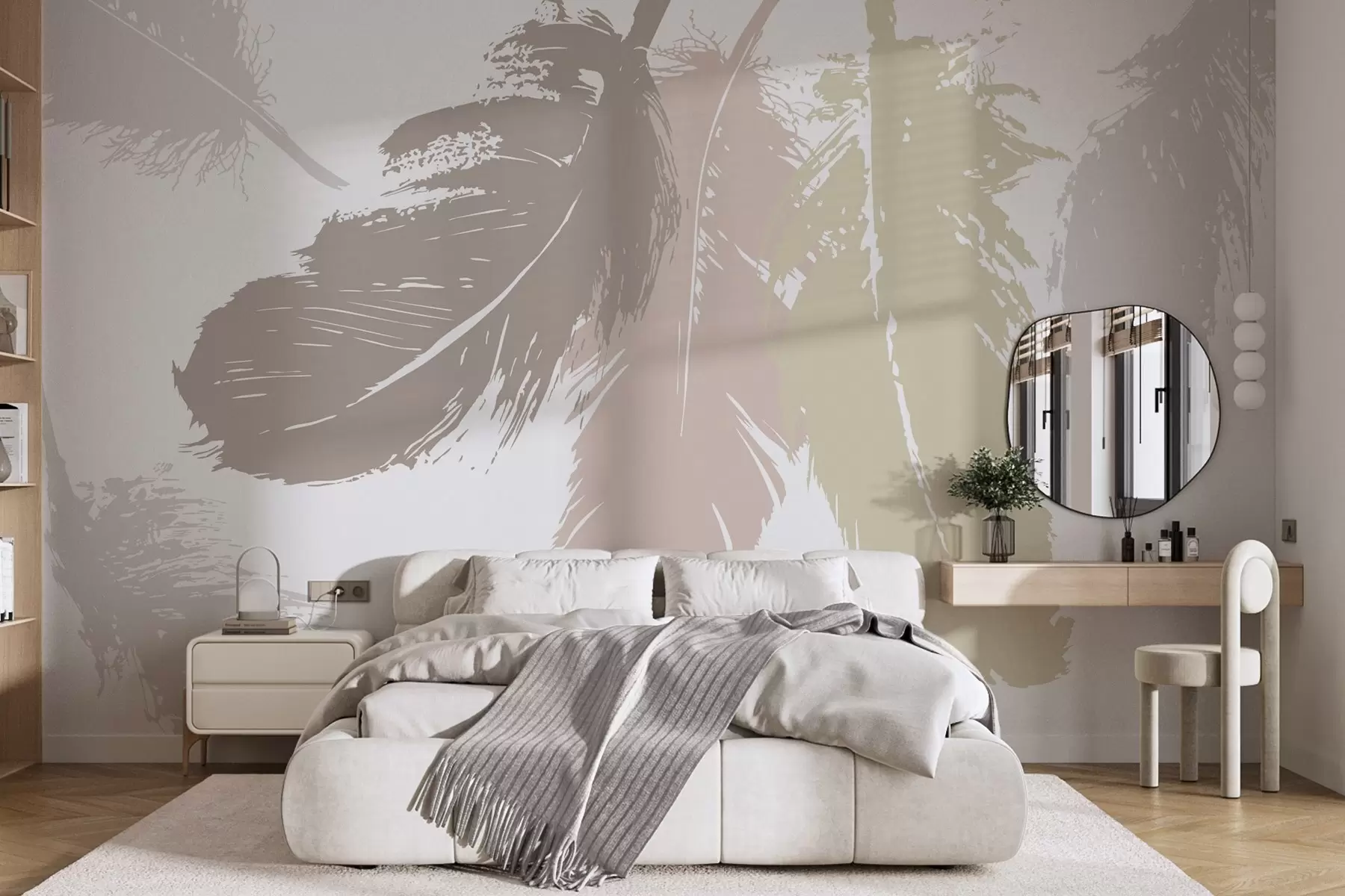 wall murals Feathers w05549