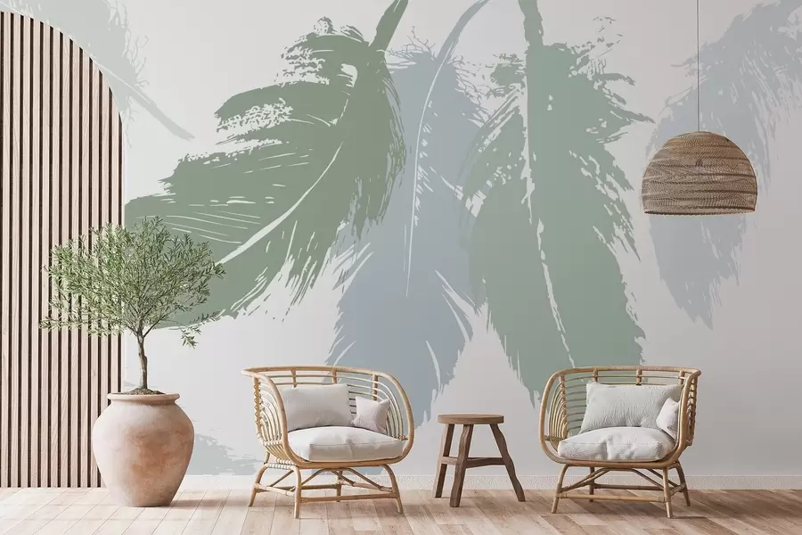 wall murals Feathers w05549v1