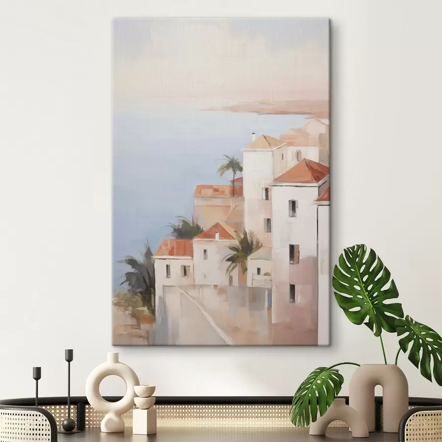 wall murals A town by the sea s48973