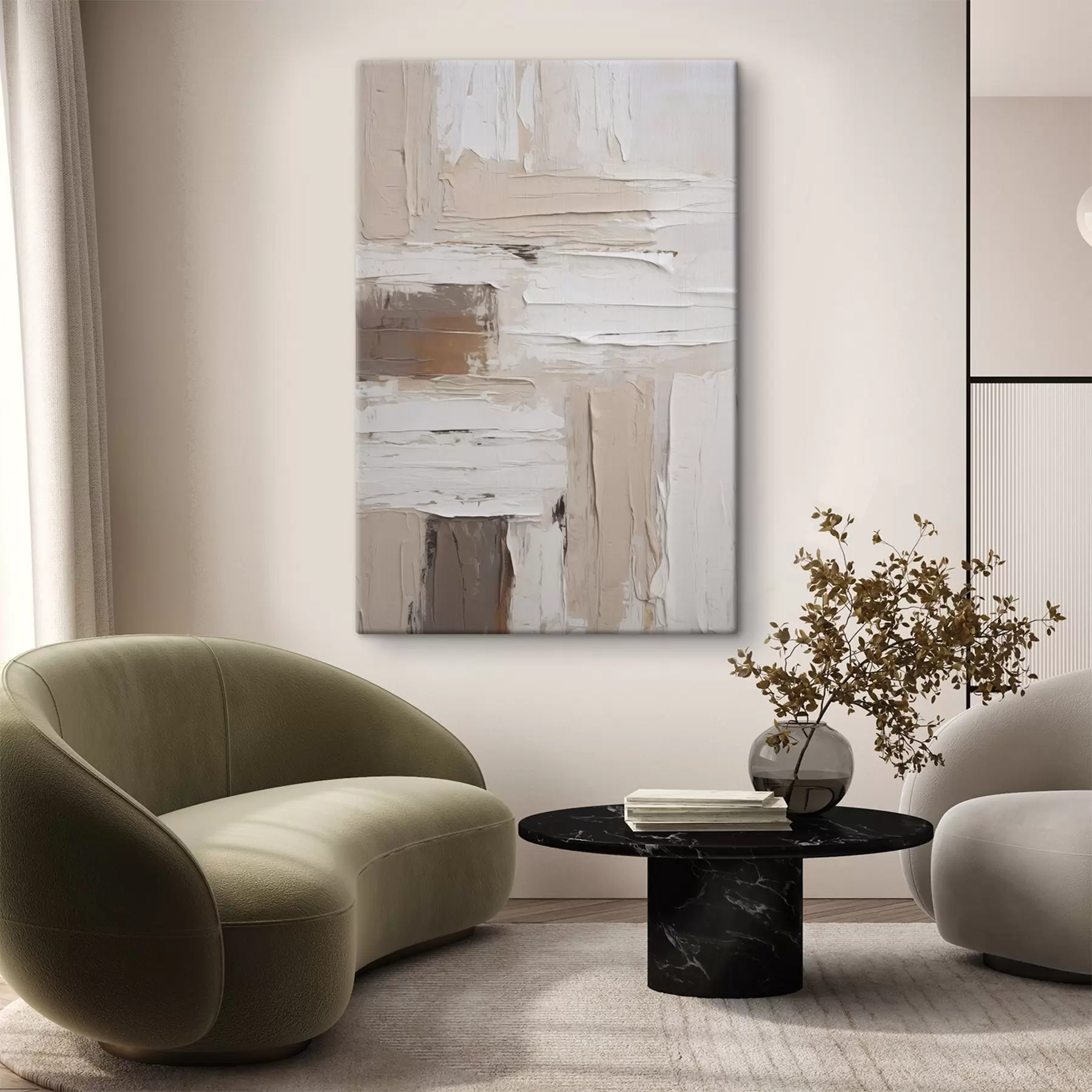 wall murals Abstraction imitation of painting s48981