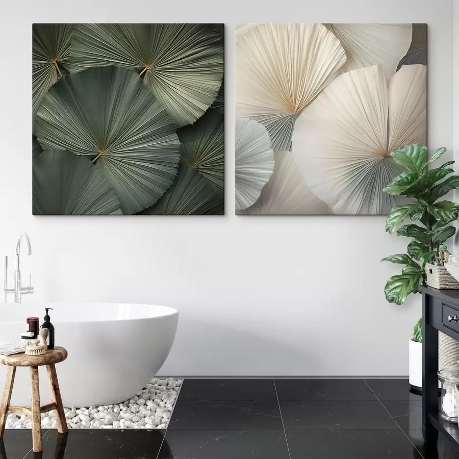 wall murals Fan palm leaves m30408