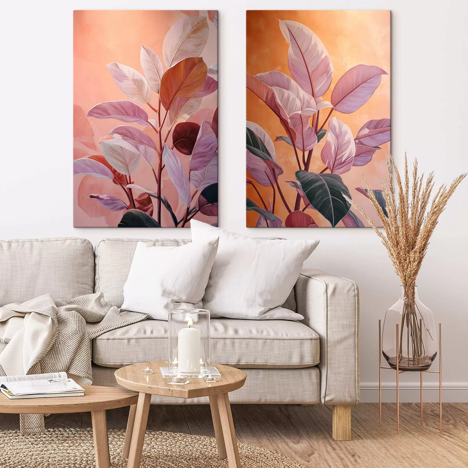murales Hojas decorativas m30415