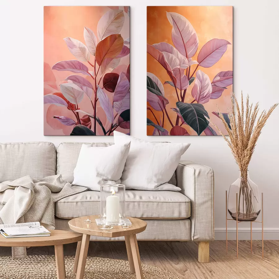 murales Hojas decorativas m30415