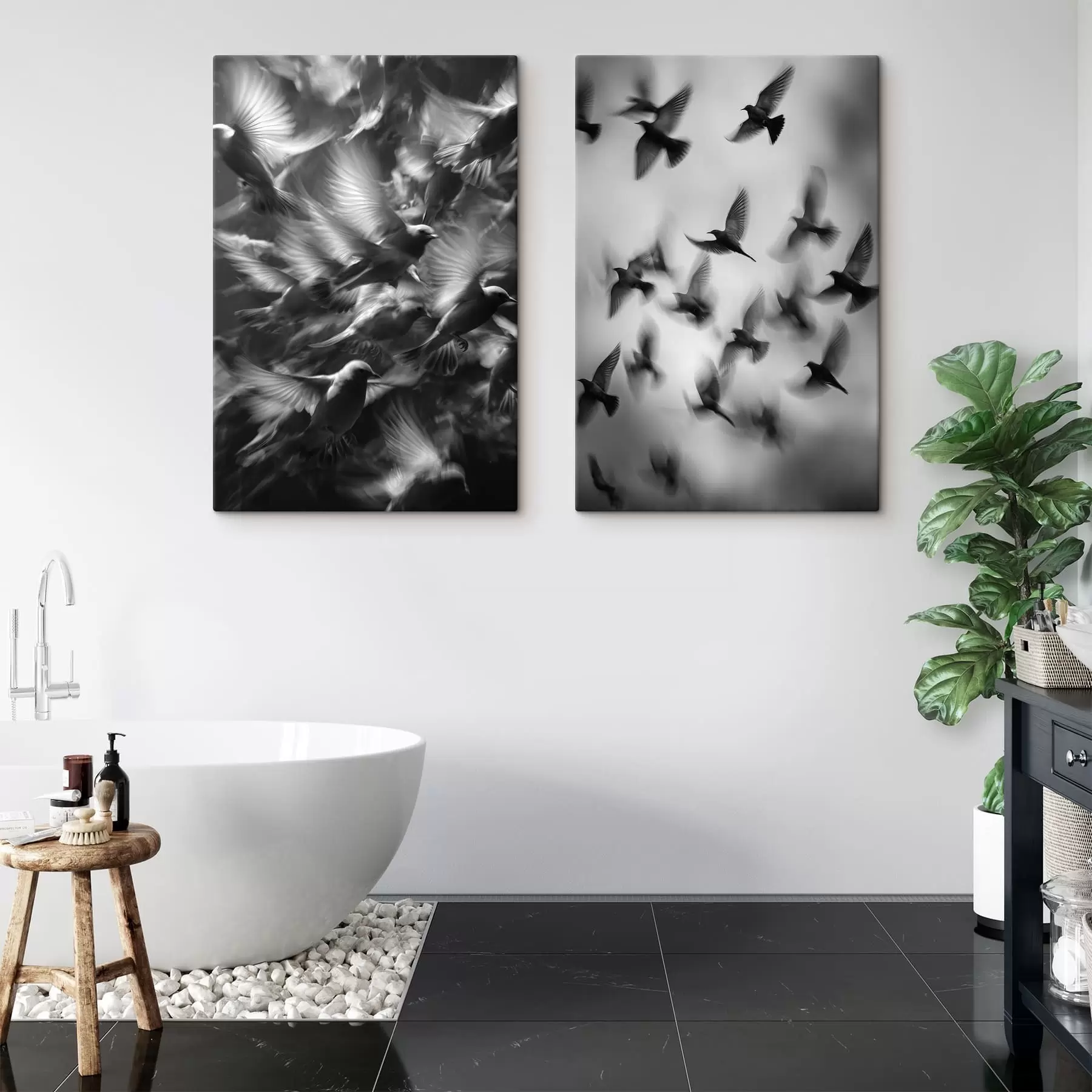 wall murals Birds in Flight m30421