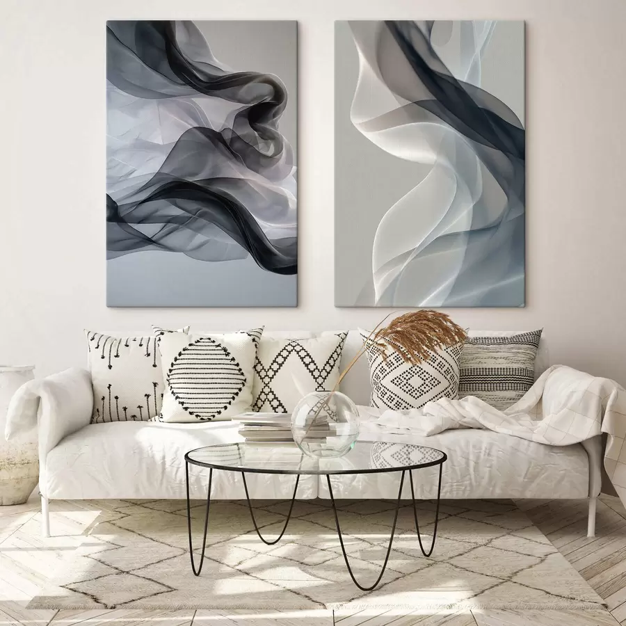 murales Ondas ahumadas m30426