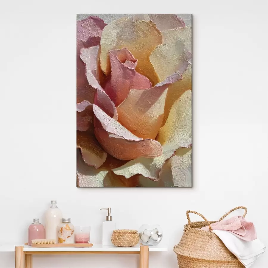 murales Textura de flores pintadas s49032