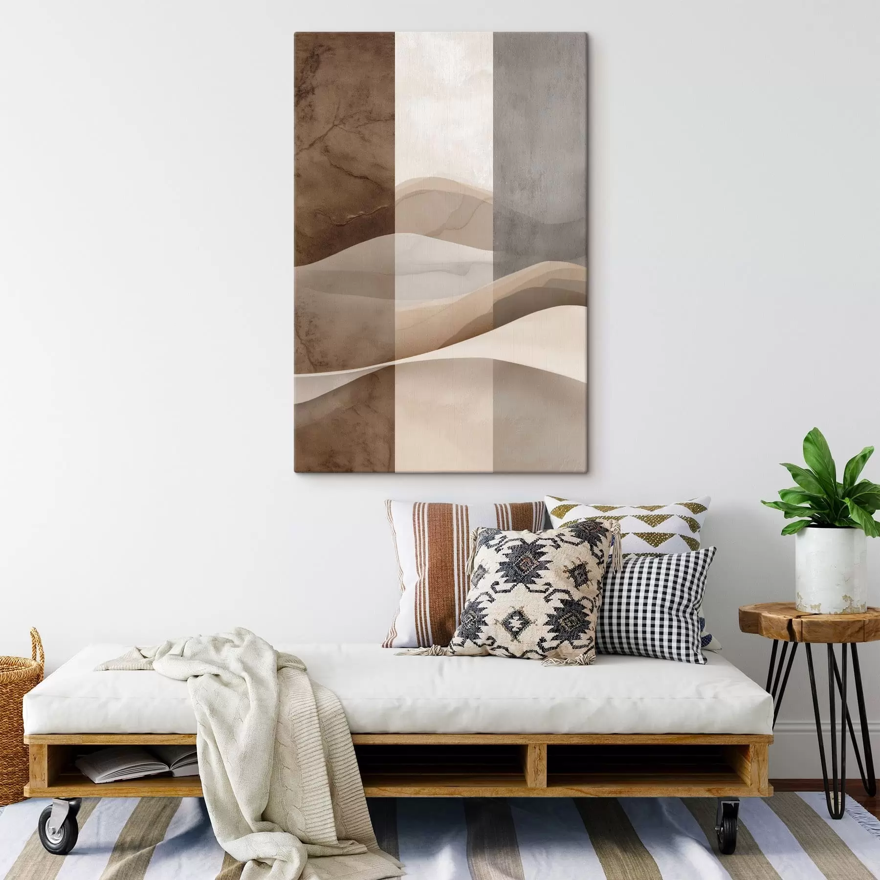 murales Capas de arena abstractas s49040