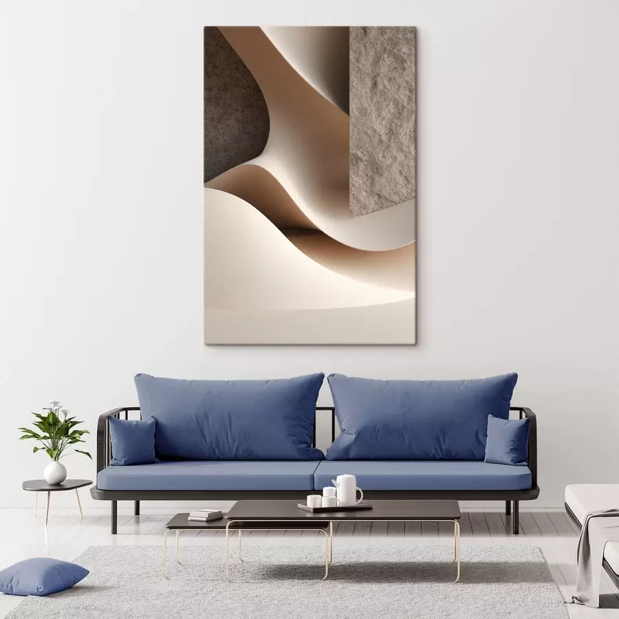 Wall Mural Photo Wallpaper Textured Sand Flow s49044