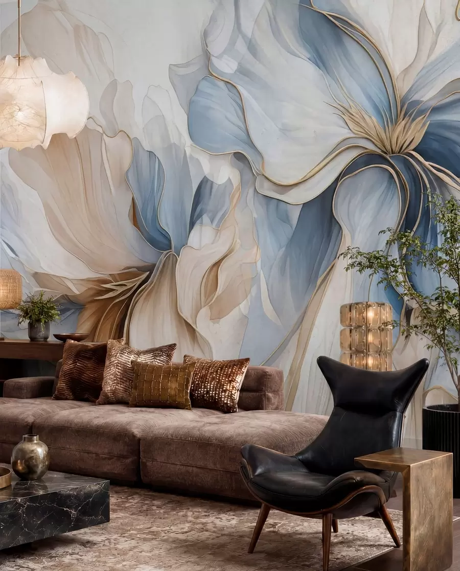 Wall Mural Photo Wallpaper Petals of light w05578