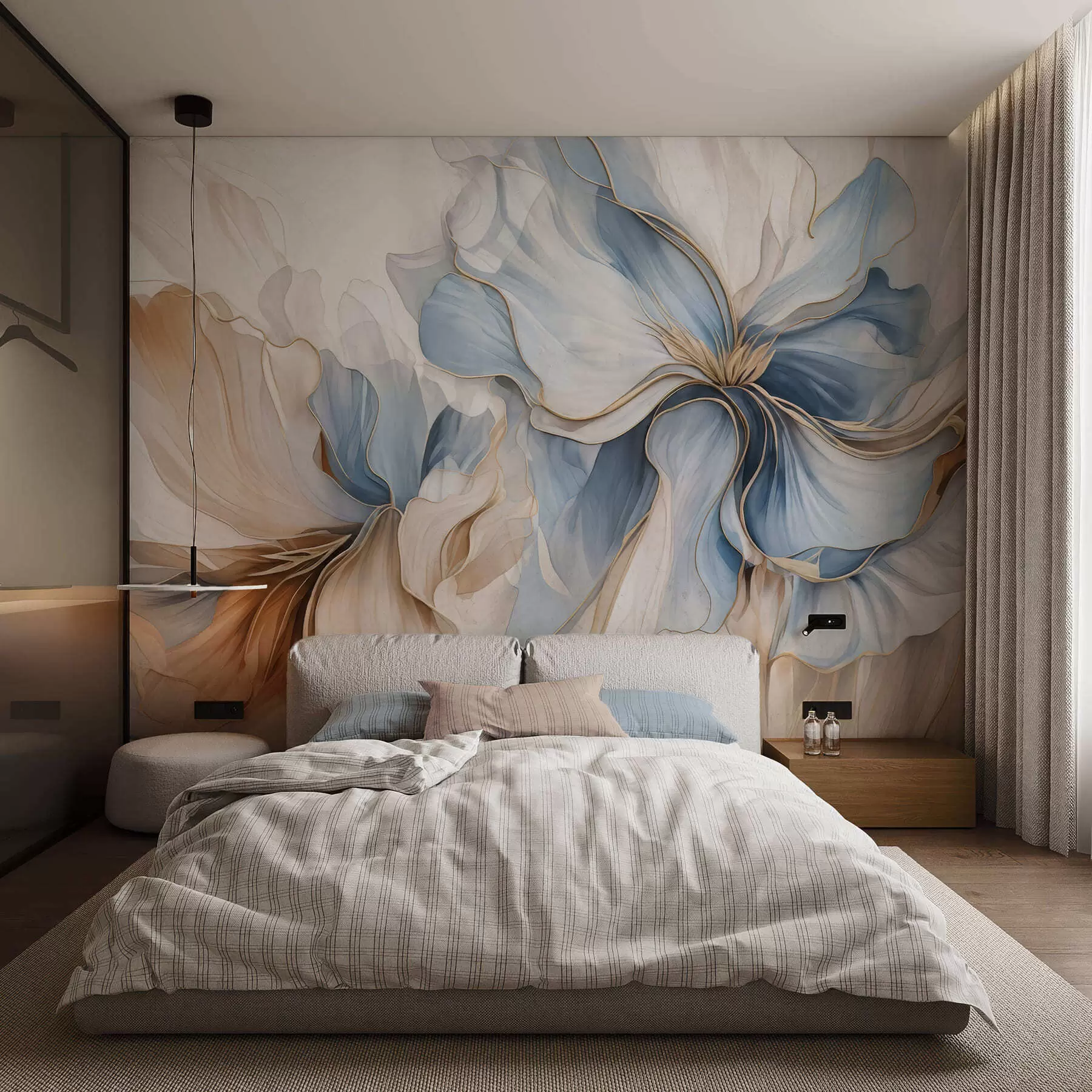Wall Mural Photo Wallpaper Petals of light w05578