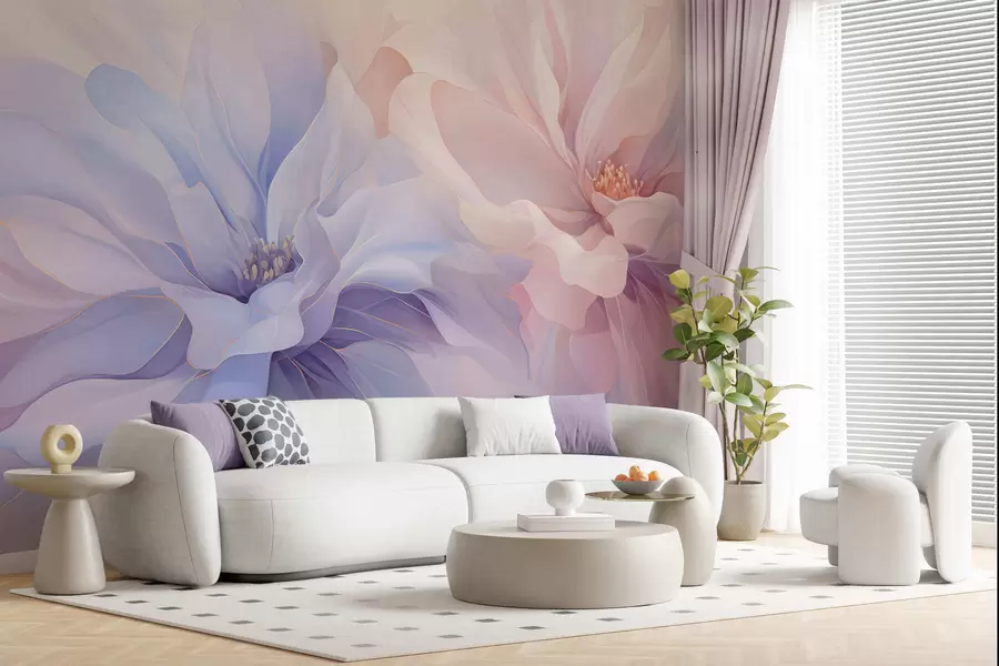 Wall Mural Photo Wallpaper Airy Petals w05580