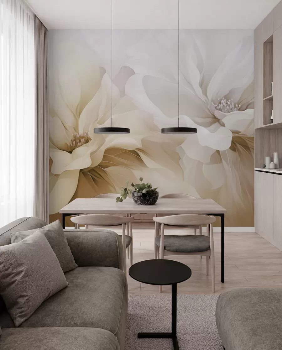 Wall Mural Photo Wallpaper Airy Petals w05580v1