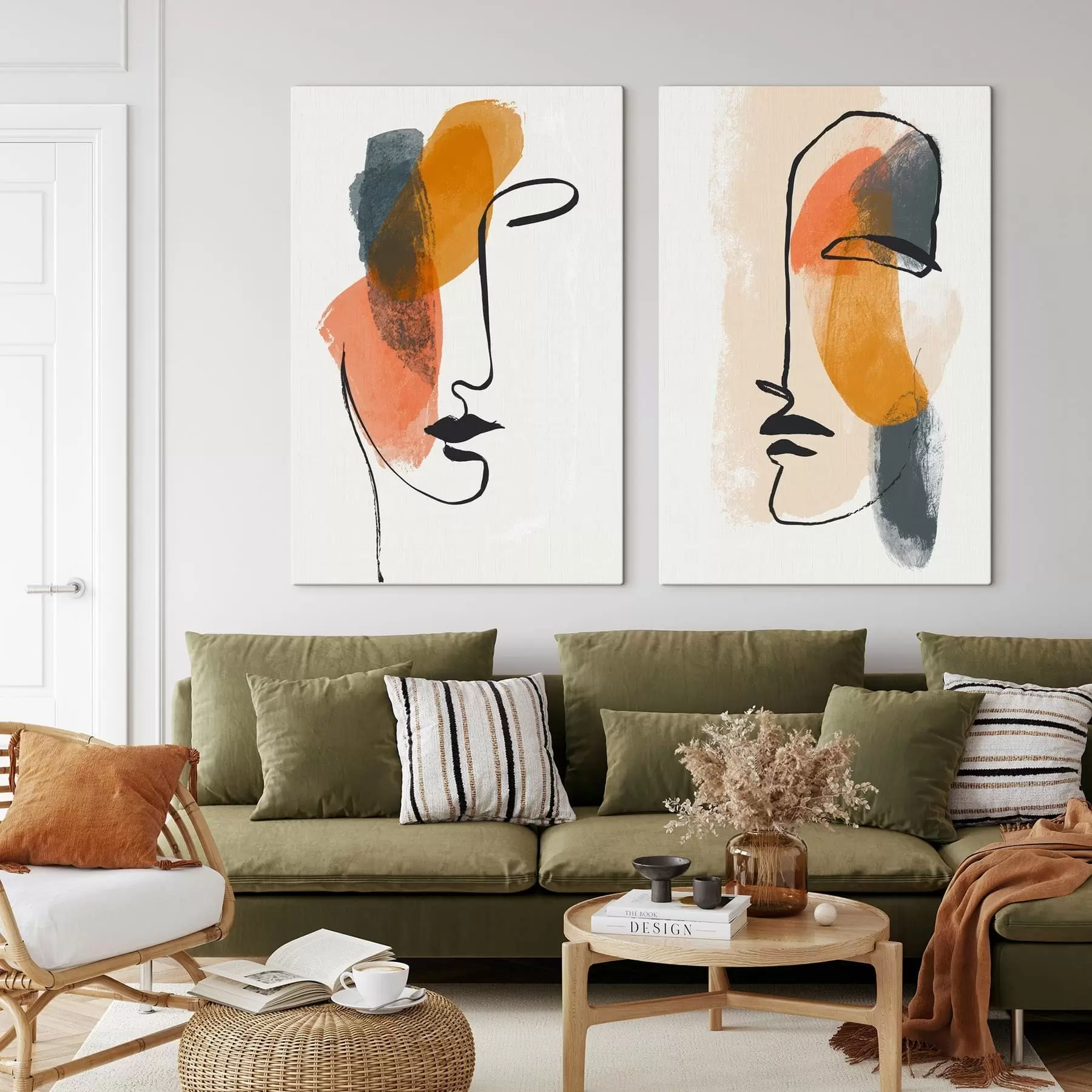 wall murals Abstract portraits m30395