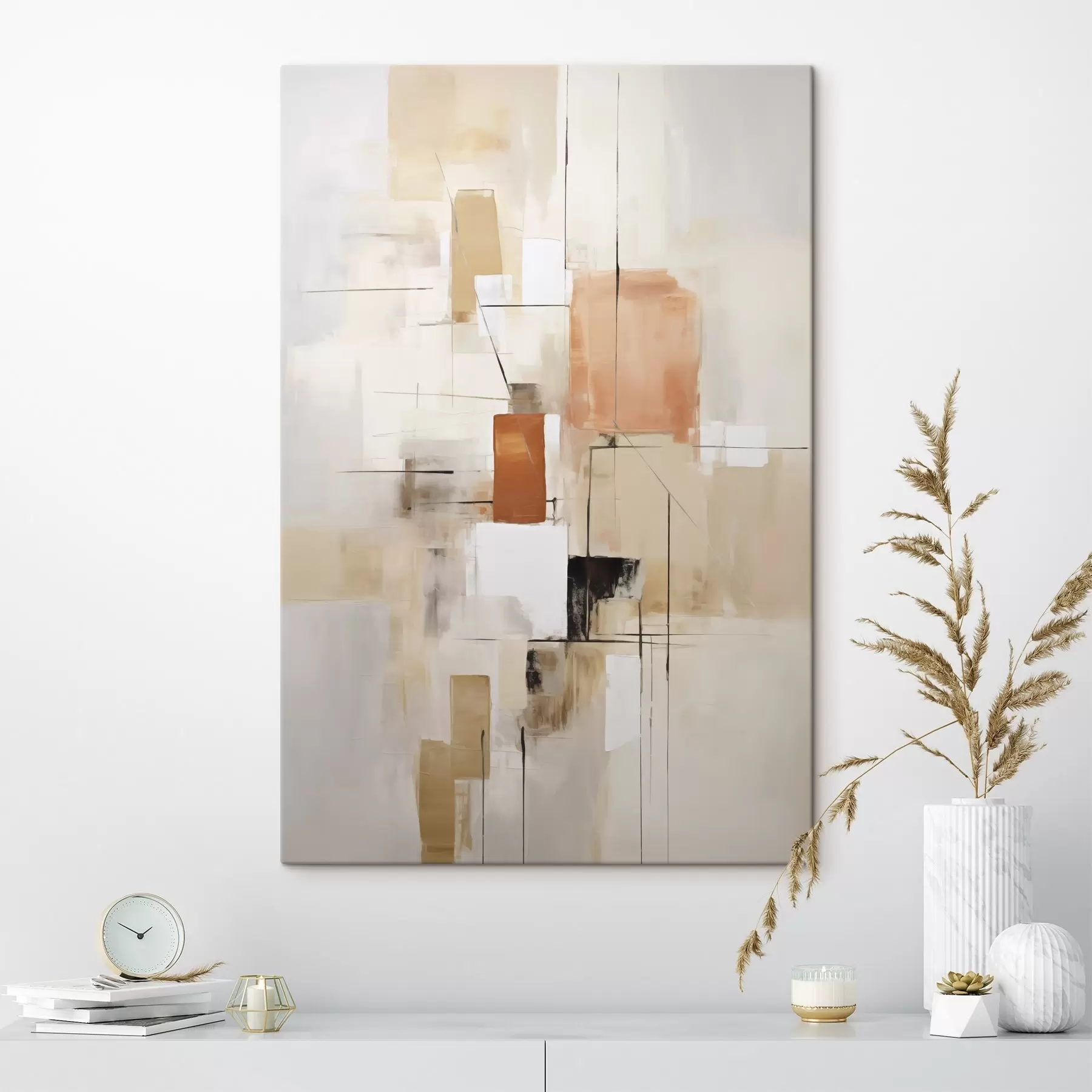 wall murals Abstraction imitation of painting s49053