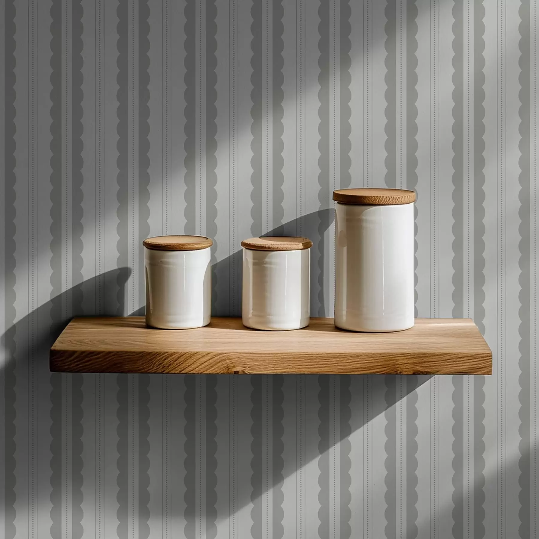 Wall Mural Photo Wallpaper Gray wavy stripes with fine dotted lines a01185v1