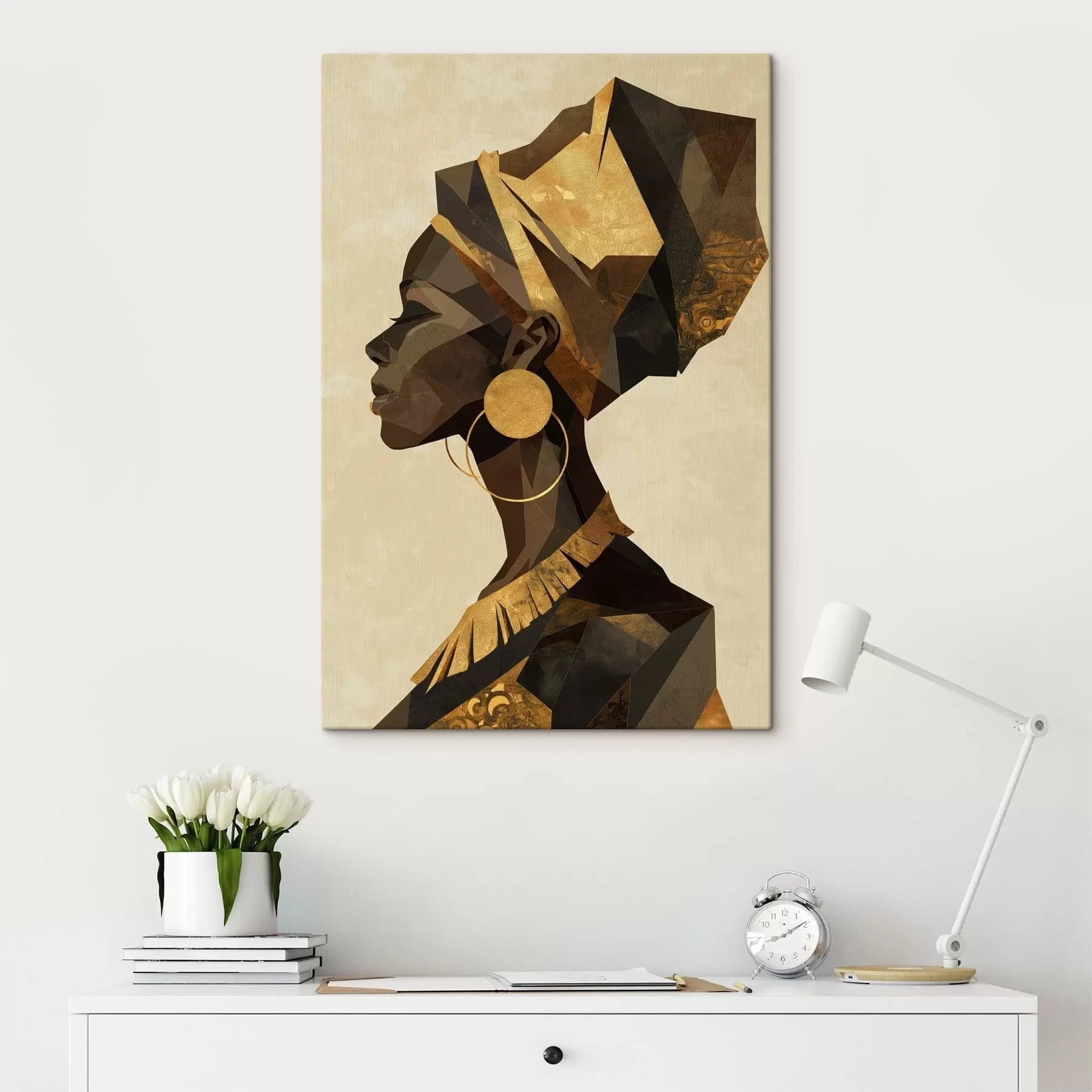 wall murals African Profile s49088