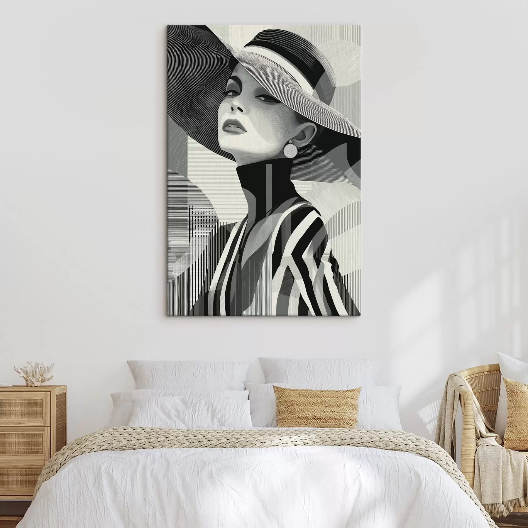 murales Chica con sombrero s49089