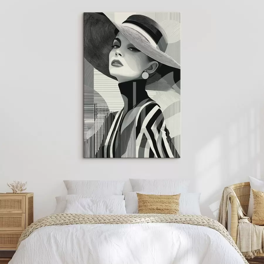 murales Chica con sombrero s49089