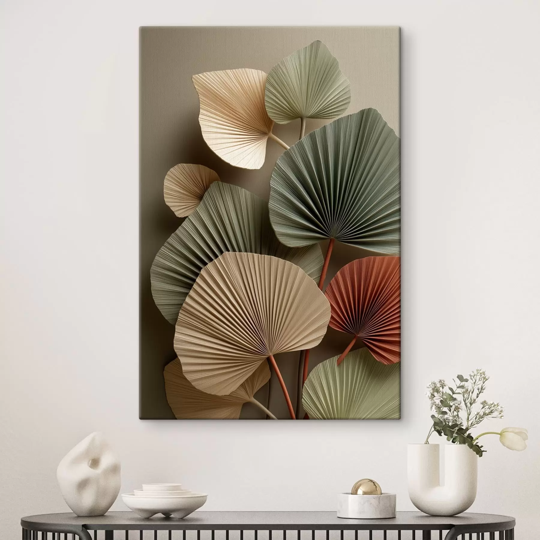 wall murals Abstract Leaves s49093