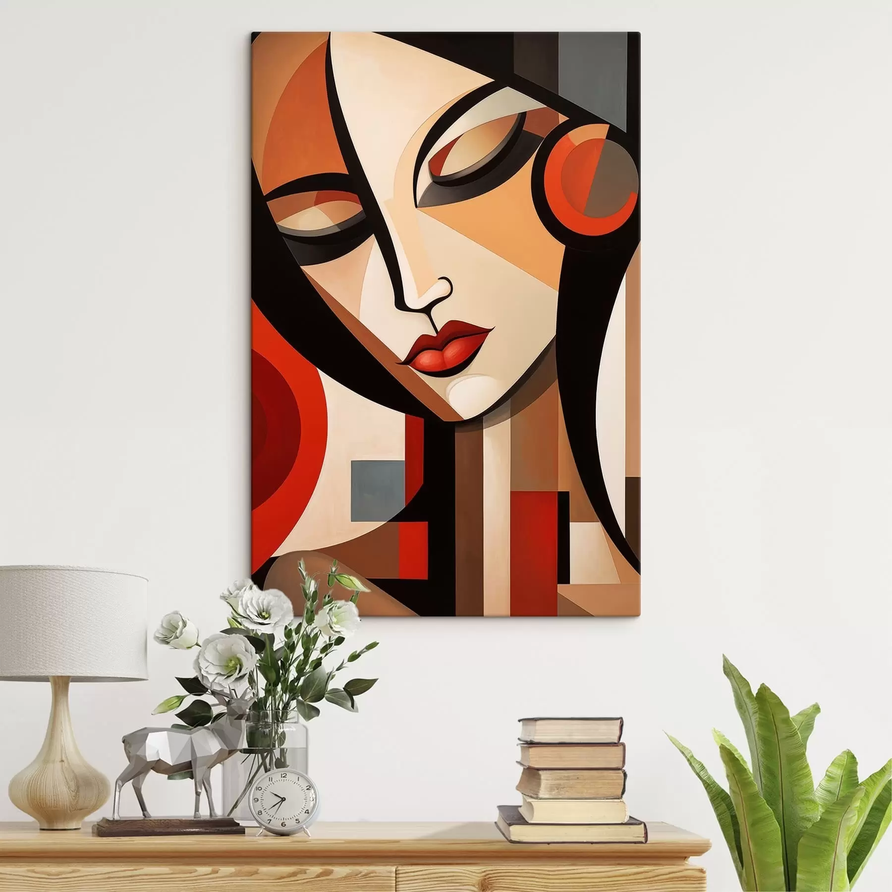 wall murals Abstract Female Portrait s49099