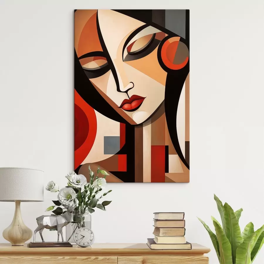 murales Retrato abstracto de mujer s49099
