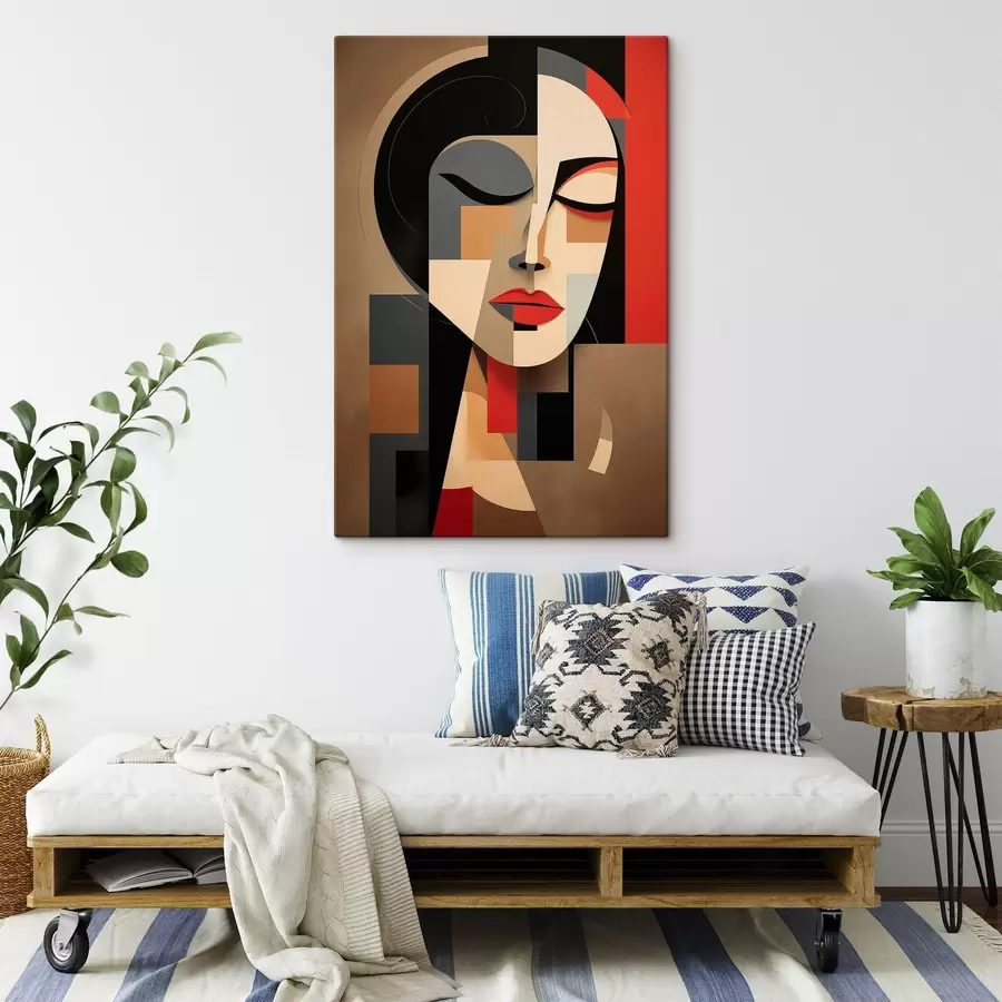 murales Retrato abstracto de mujer s49100