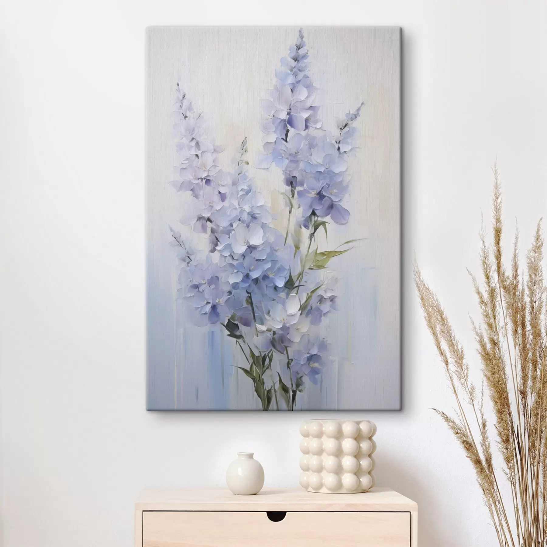 wall murals Delicate wildflowers imitation of painting s49063