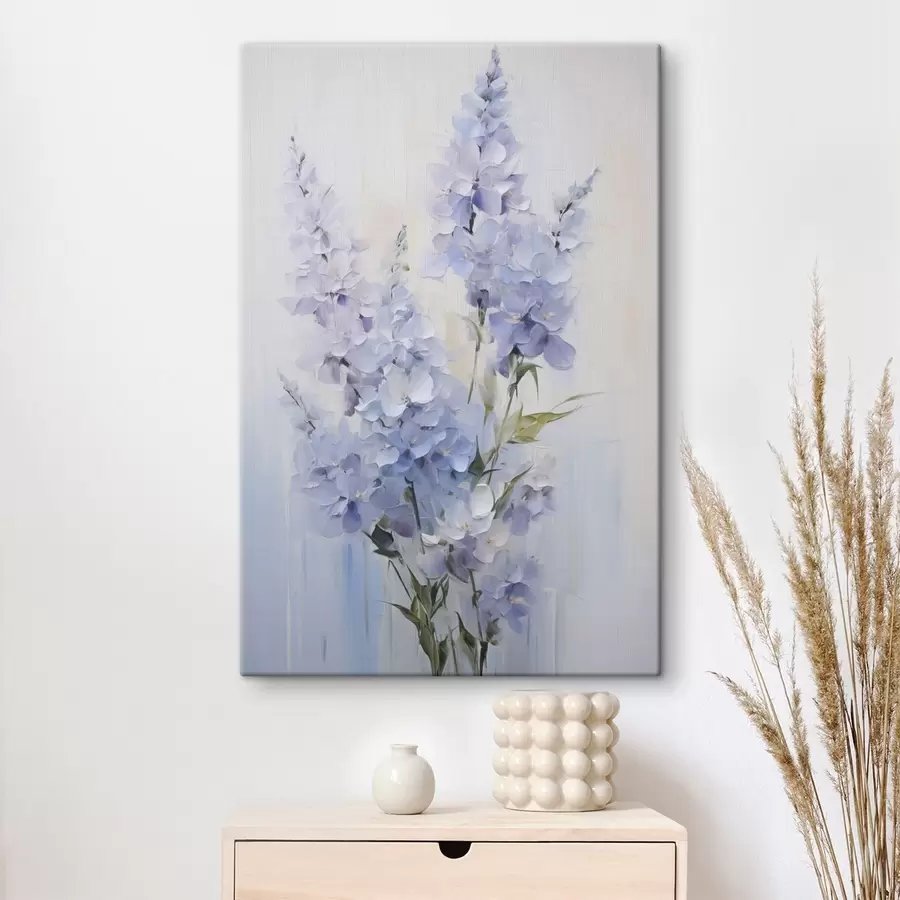 wall murals Delicate wildflowers imitation of painting s49063