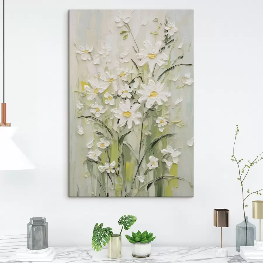 wall murals Daisies imitation painting s49068
