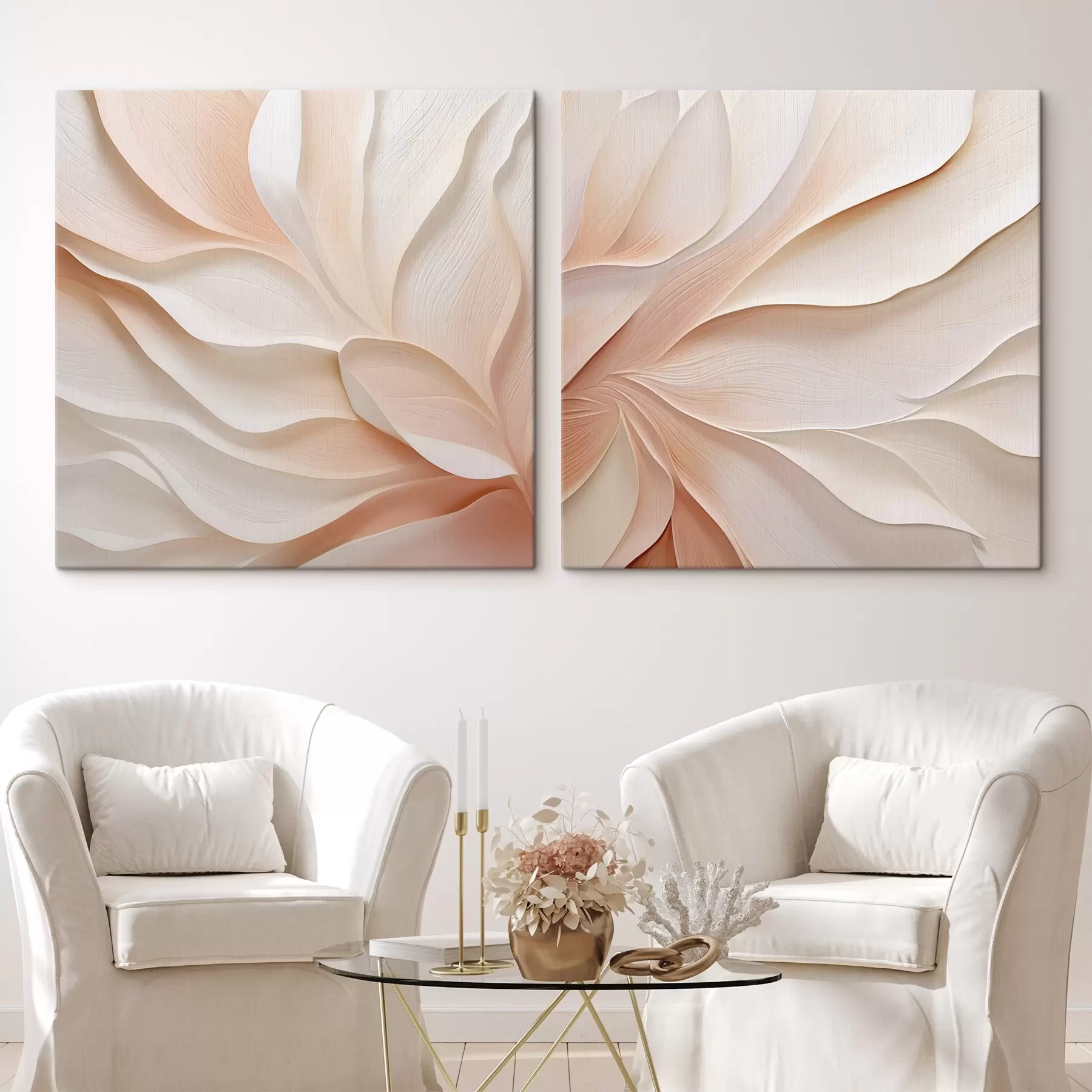 wall murals Abstraction with imitation of volumetric brushstrokes m30444
