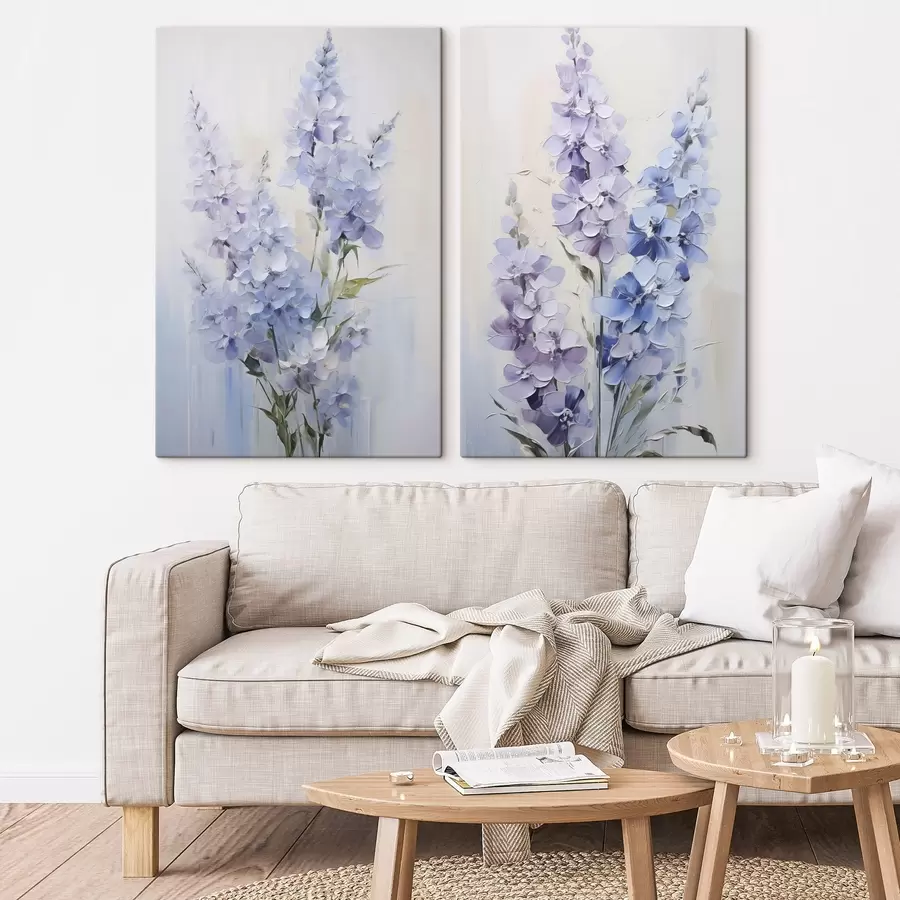 wall murals Delicate wildflowers imitation of painting m30445
