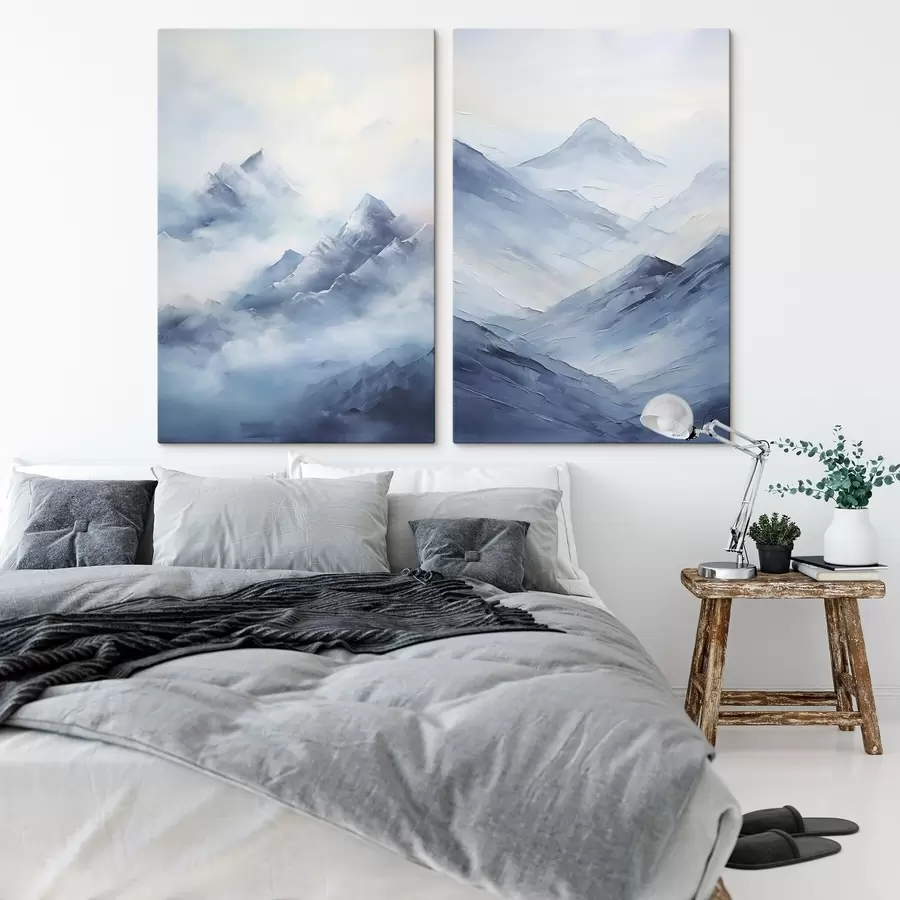 wall murals Mountain landscape imitation of painting m30448