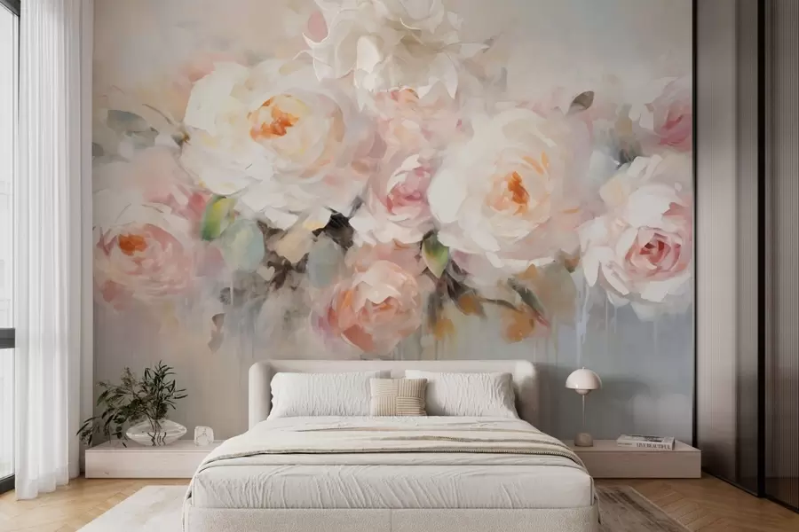 murales Flores clásicas, rosas w05614