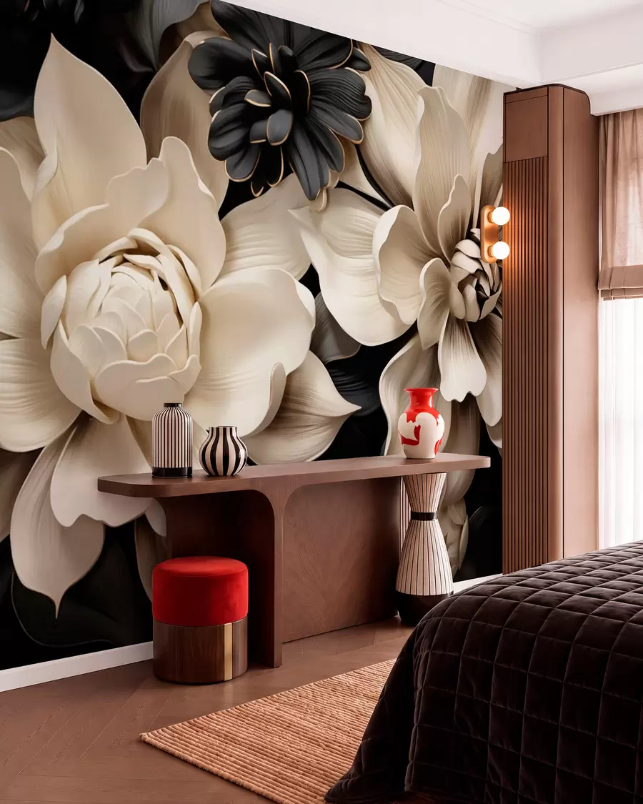peintures murales Fleurs fantastiques w05618