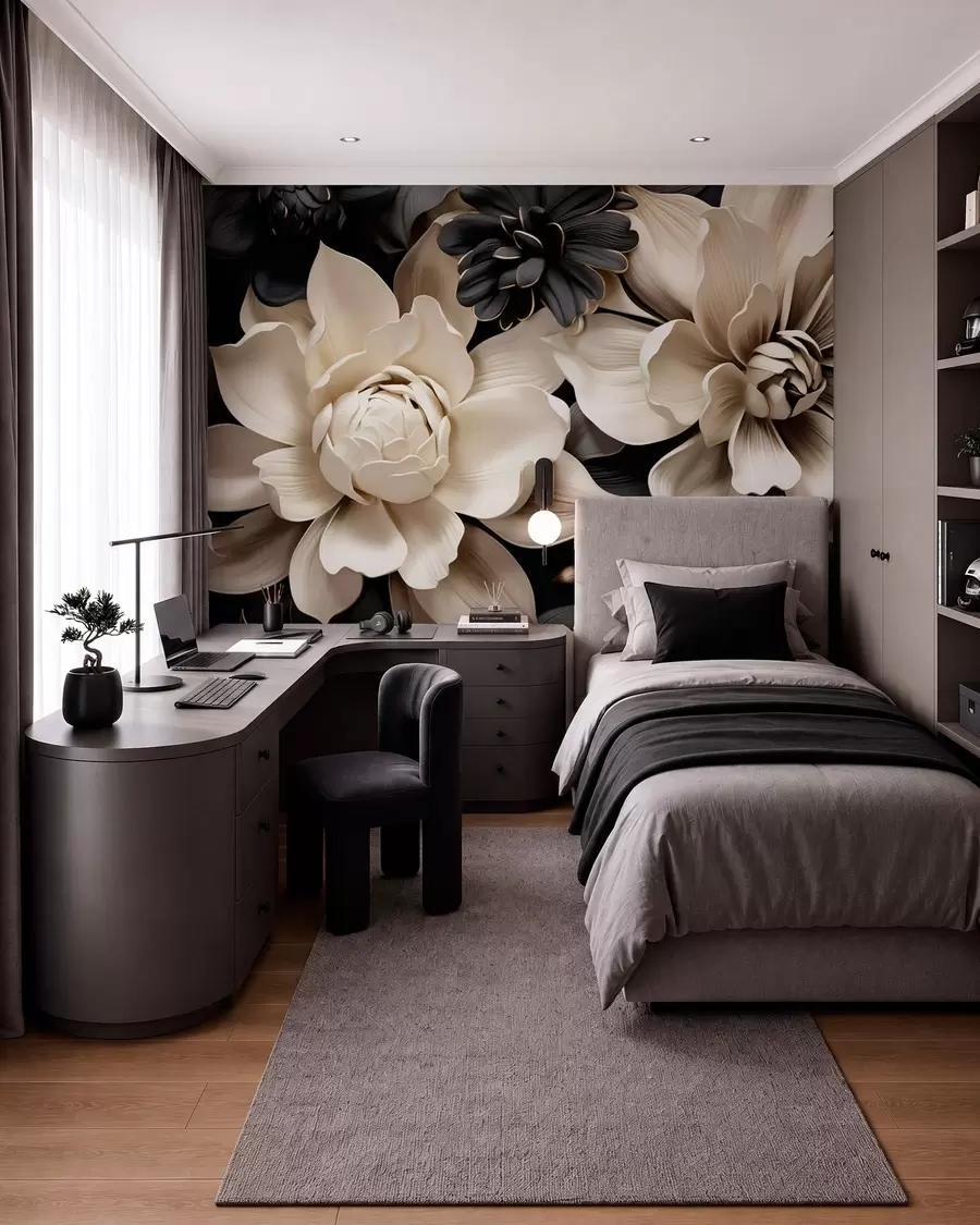 Wall Mural Photo Wallpaper Fantasy flowers w05618
