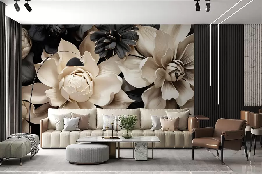 Wall Mural Photo Wallpaper Fantasy flowers w05618
