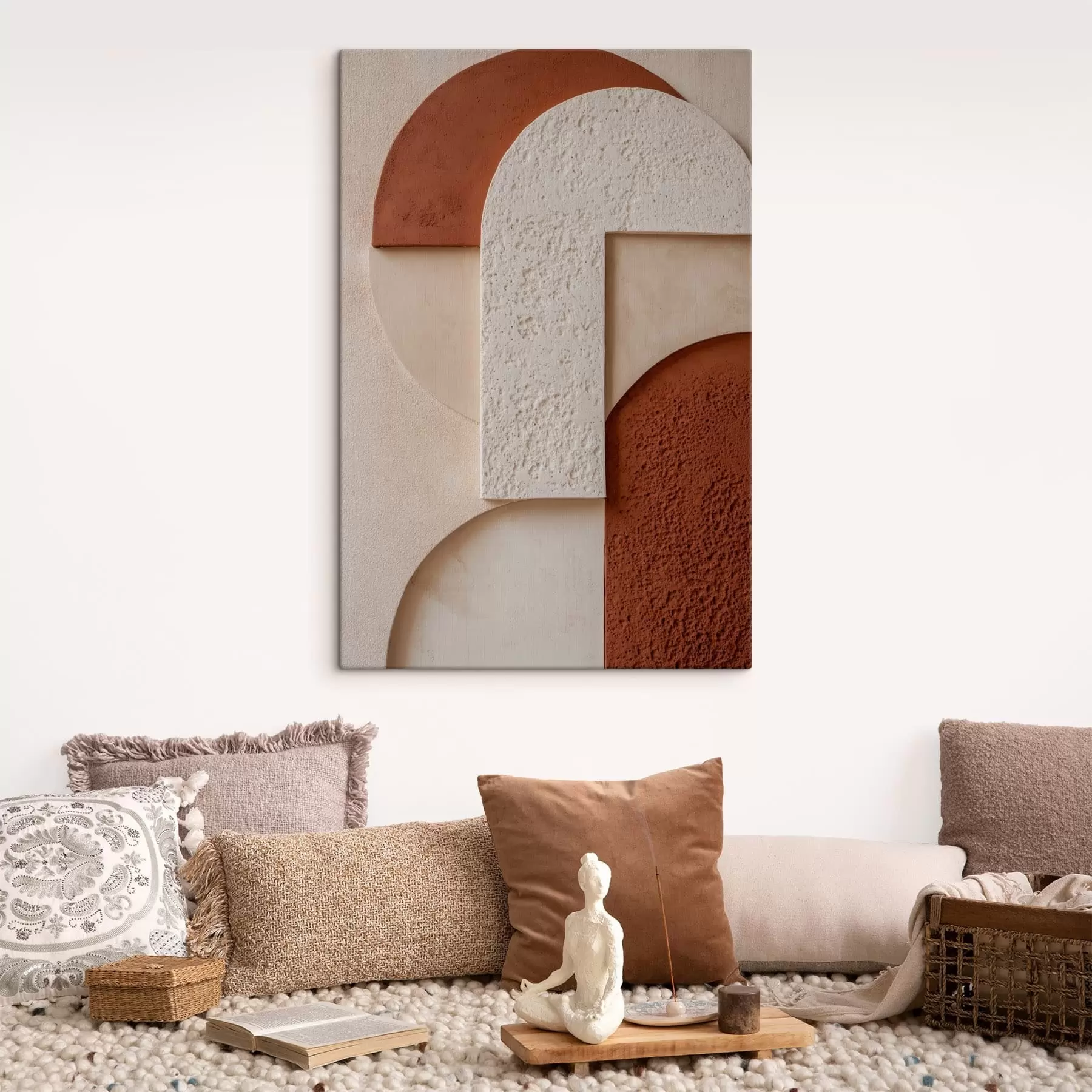 murales Formas geométricas abstractas con textura s49212